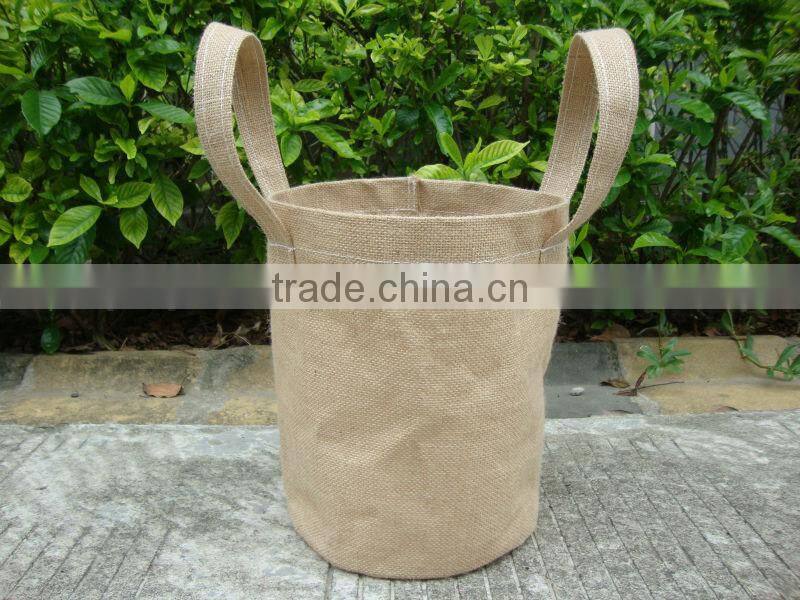 hessian jute pop up bag