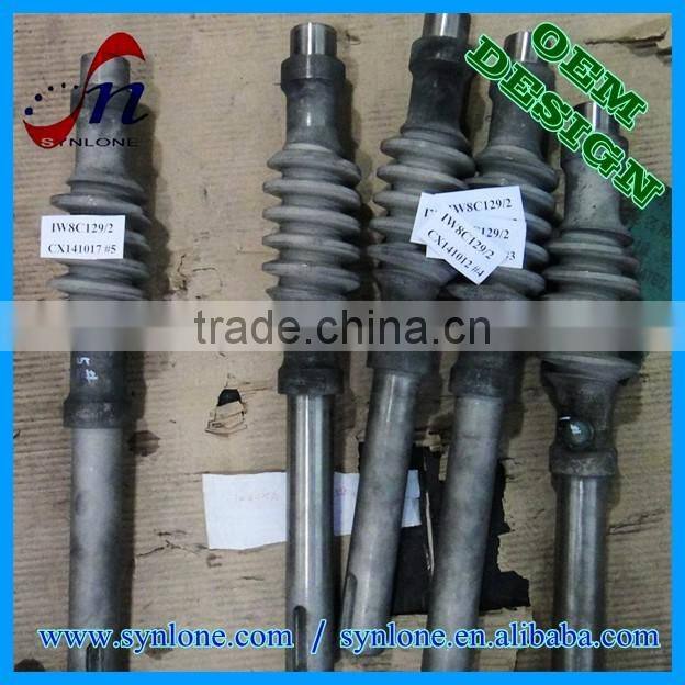 2017 customized worm gearbox hollow shaft, worm gear shaft, worm shaft design