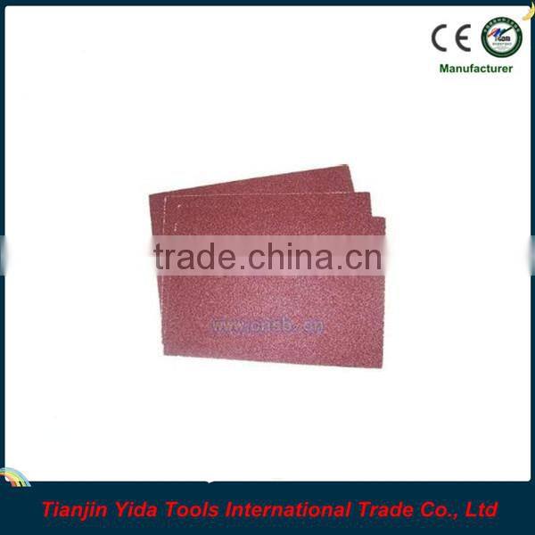 Stable and flexible abrasive paper