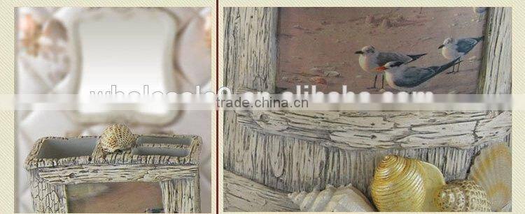 Sea series Resin Bathrooom Sets 5pcs bathroom accessory set