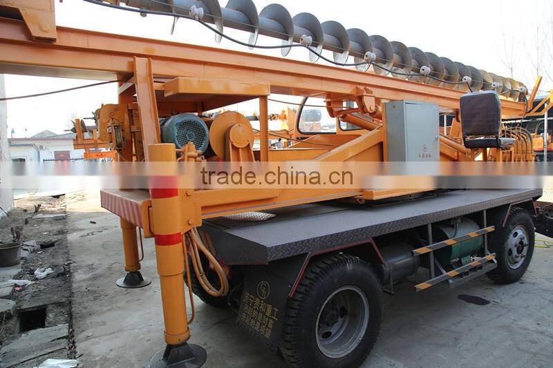four wheels pile driver/piling machine pile hammer piledriver pile rig