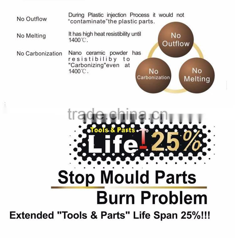 No outflow high temperature grease for injection mould