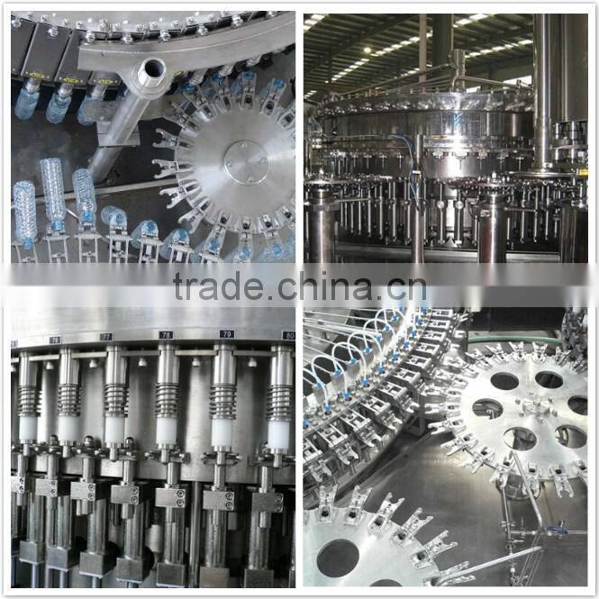 Automatic small bottle washing filling capping 3in1 machine