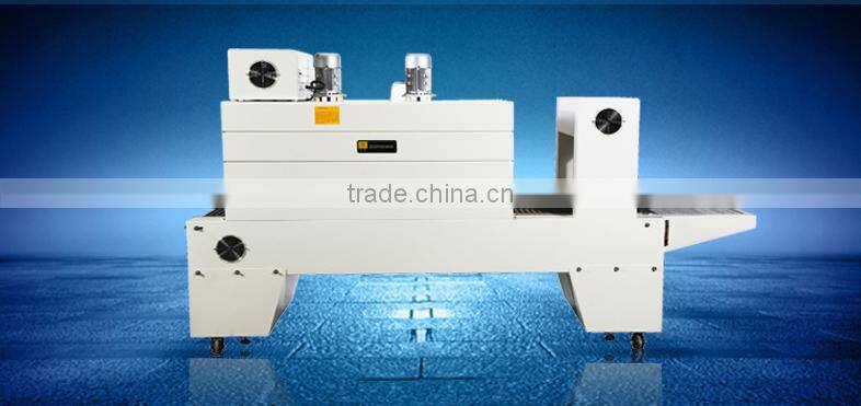 semi automatic shrink film packaging machine for glass win bottles