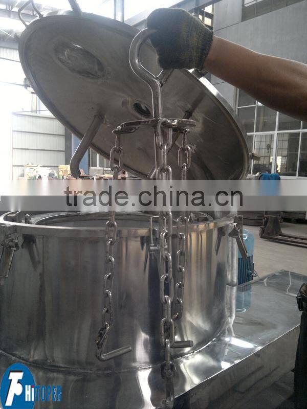 commercial dehydrator machine, automatic feed and discharge centrifuge design