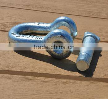 Galvanized Steel Drop Forged D Shackle