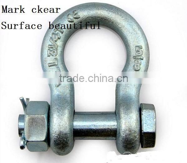 Suspension Forged Galvanized Us Type anchor snap bow Shackle price