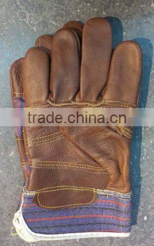 2015 new products leather work gloves