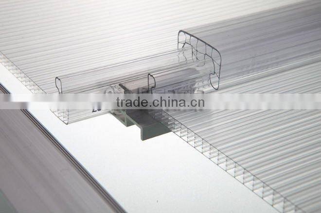 100% virgin bayer material locking polycarbonate sheets