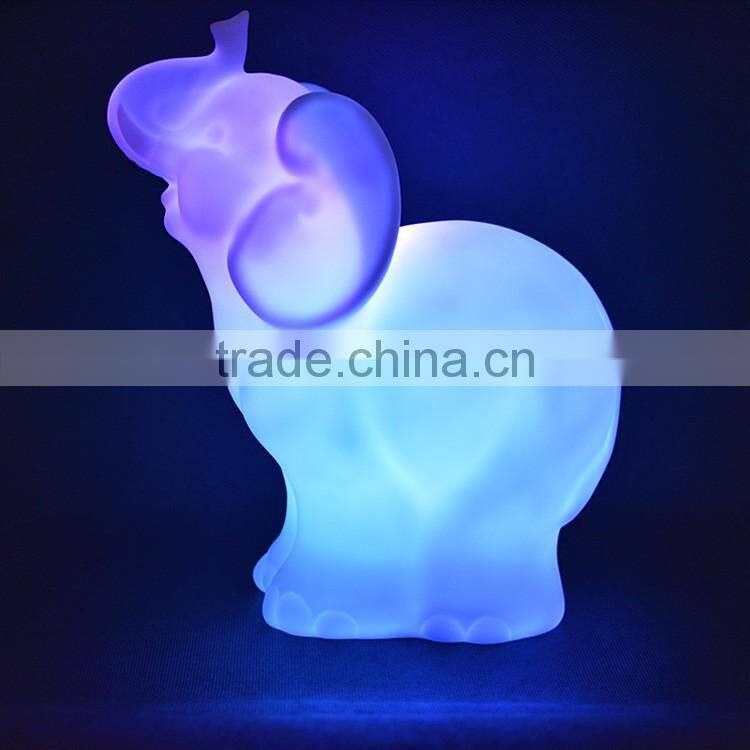 Lovely elephant Night Light Kids Colorful LED Night Light Table lamp Decoration lamp