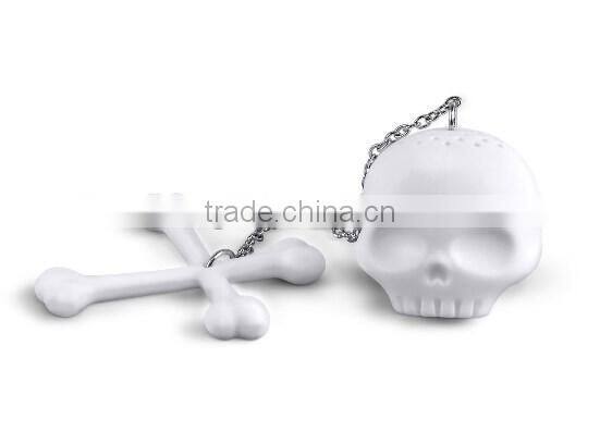 Silicone Spooky Skull Shaped Tea Infuser