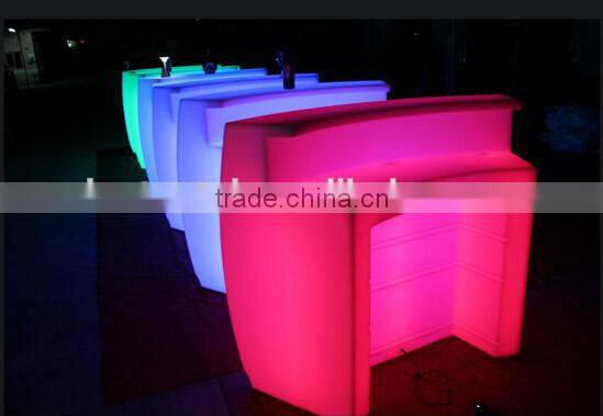 Illuminatedled bar furniture -set/ Led Bar Counter with multicolor