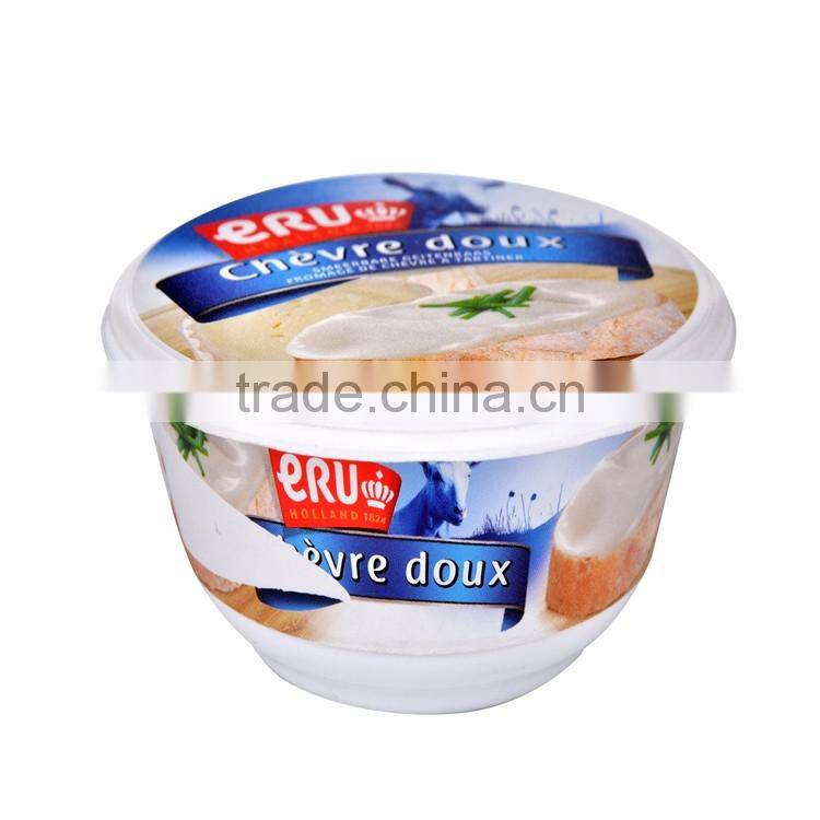 Injection Butter Package Small Food Container Food Packaging Plastic Cup with Lid,Cheese Custom Clear Box