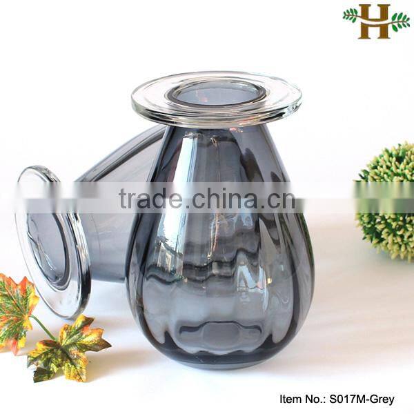 Mouthblown Quality New Products Decorative Glass Vase