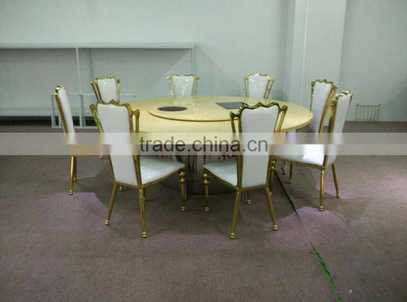 New modern stainless steel dining chair for sale