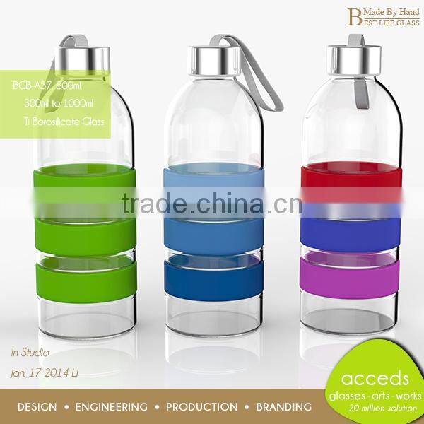 Empty High Quality Soda Water Glass Bottle