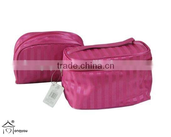 2015 Promotional ladies travel cosmetic bag with zipper
