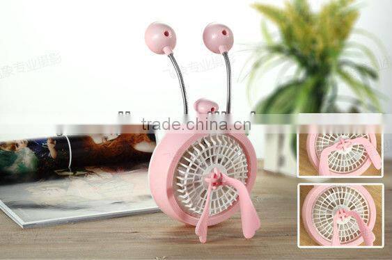 Supply Creative fashion USB mini lamp fan
