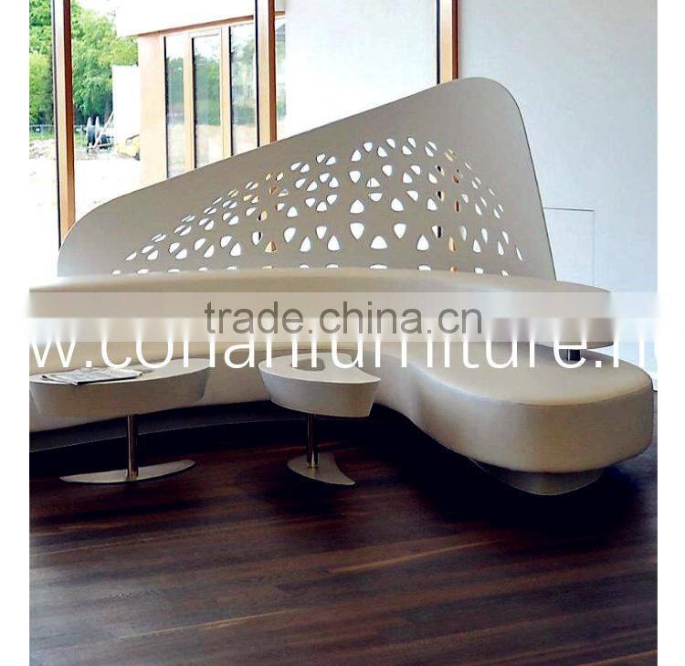 Stools and bench for public place Museum indoor