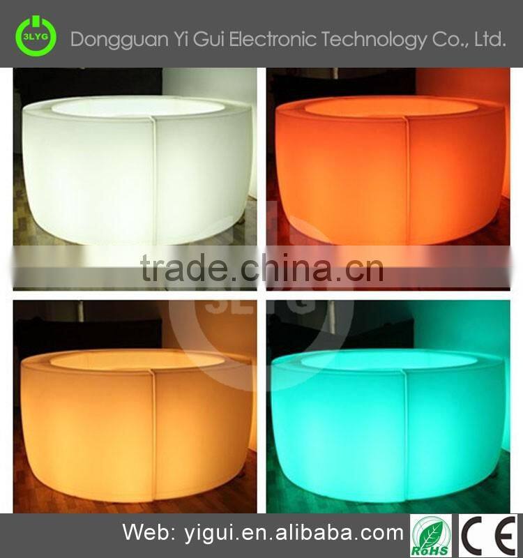 Led light wholesale cocktail tables modern shape party cocktail tables and chairs