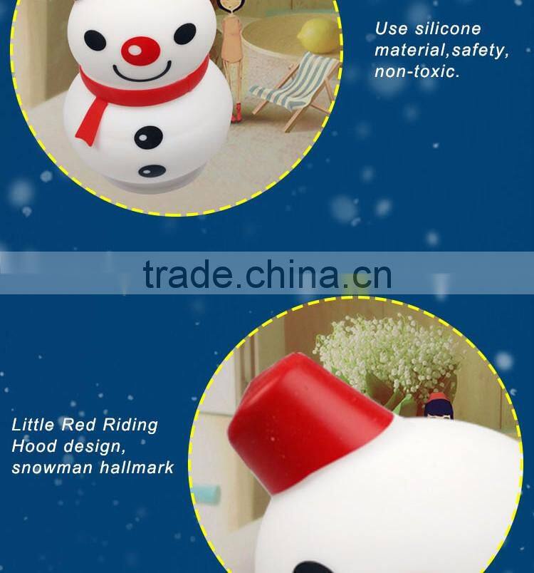 christmas gift battery powered led color changing table lamp