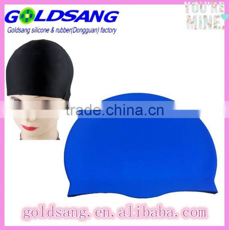 Keep Hair Dry Silicone Swim Cap for Men and Women
