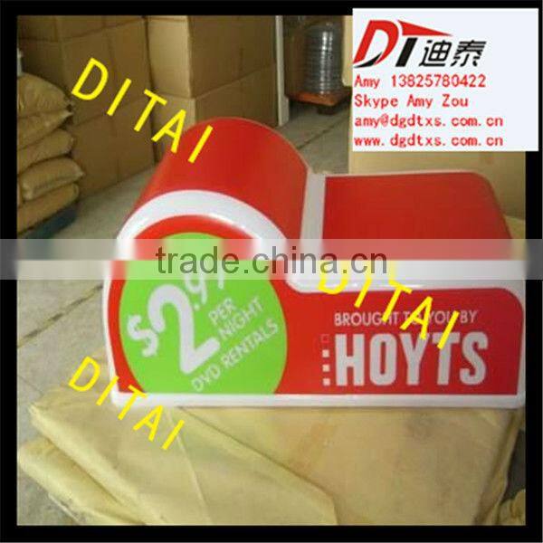 qualified plastic beer promotional sign