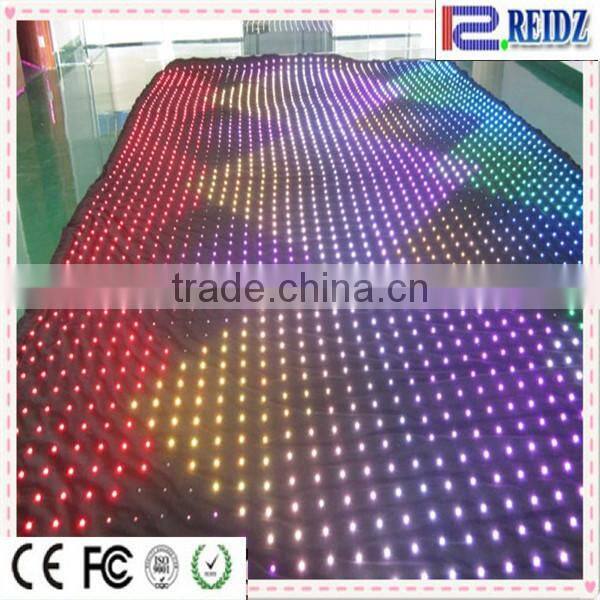 CE RoHS flexible fabric indoor p10 indoor led display big xxx video screen