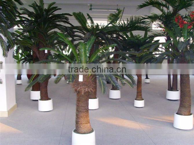 Home garden edging decorative 5ft to 16ft Height outdoor artificial green plastic palm trees EDS06 0831