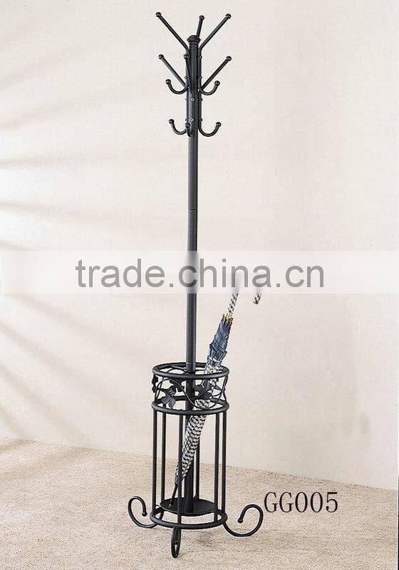 Metal coat hanger stand