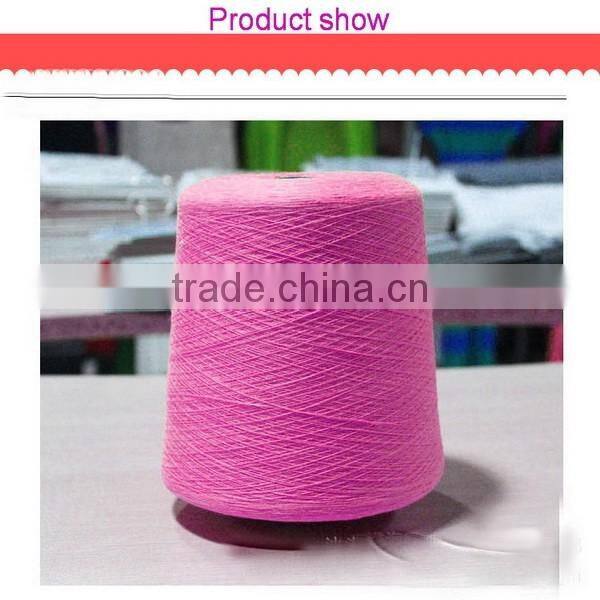 High quality dyed color 21S/2 combed pure cotton yarn supplier