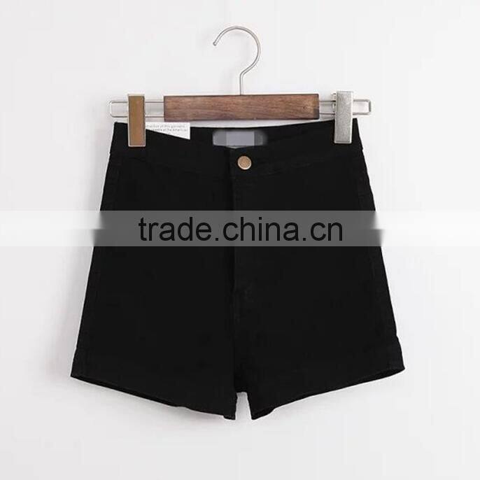 2017 summer new fashion high waist denim blue summer sexy hot short pants for girls