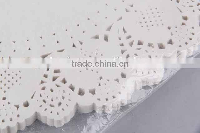 100pc cake lace mat round hollowing paper placemat