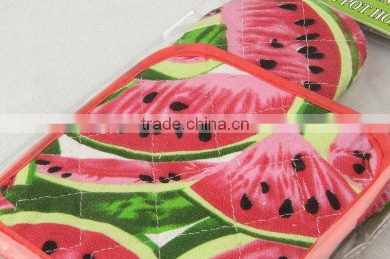 printed mirowave oven glove and pot holder