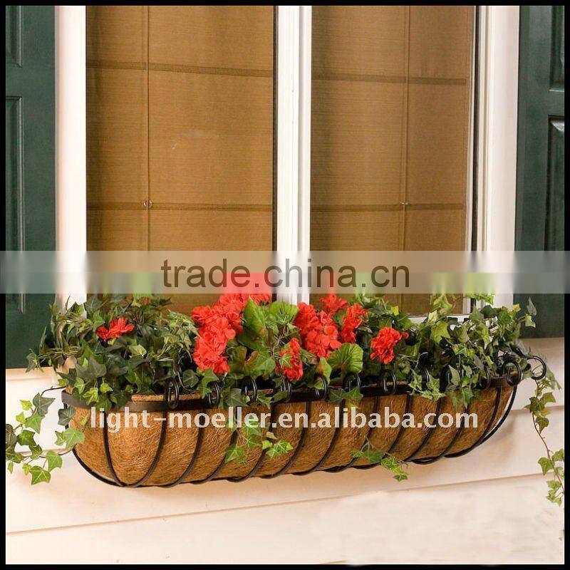 iron flower window box (LMW_12P22)