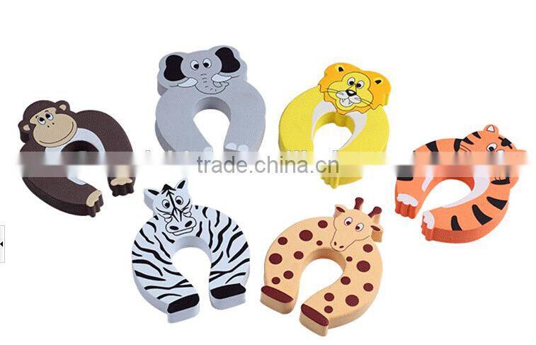 OEM logo printing factory good price non toxic baby safety product funny door stopper