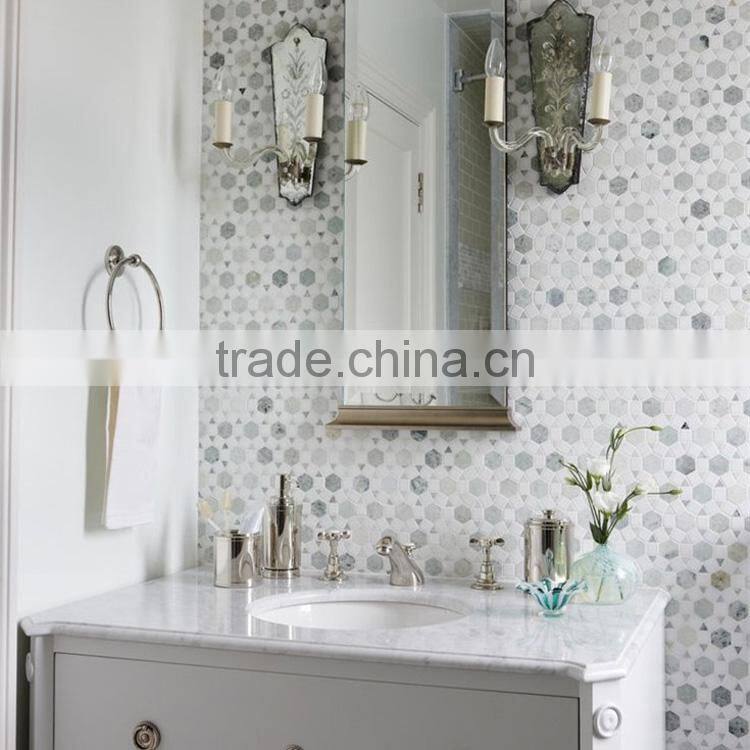 MM-CV298 Hot product wholesale natural stone marble round flower mosaics