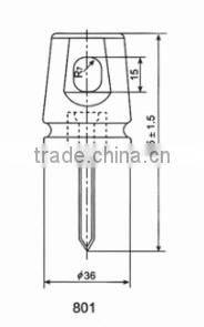glazed shackle porcelain insulator