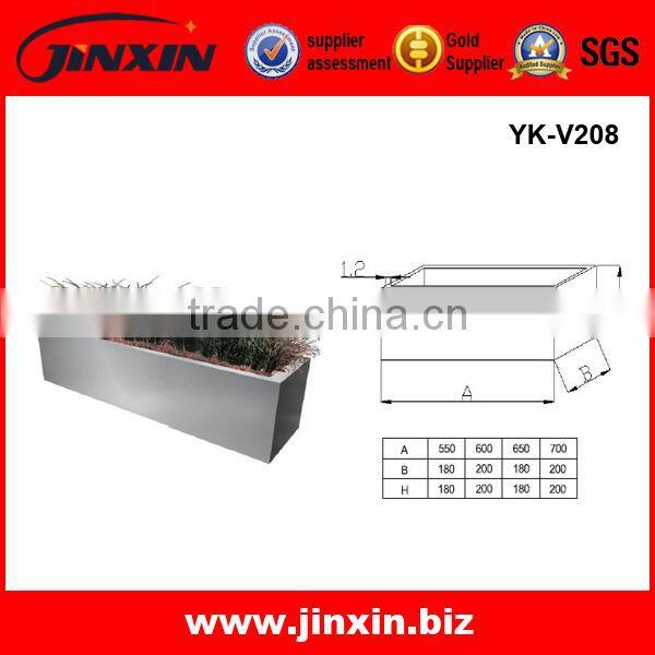 Modern Stainless Steel Decorative Metal Large Flower Vases