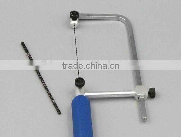 Adjustable mini hacksaw blade / hacksaw frame
