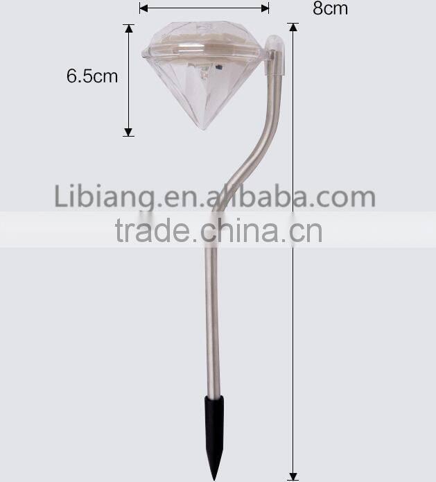 Garden lawn colourful light