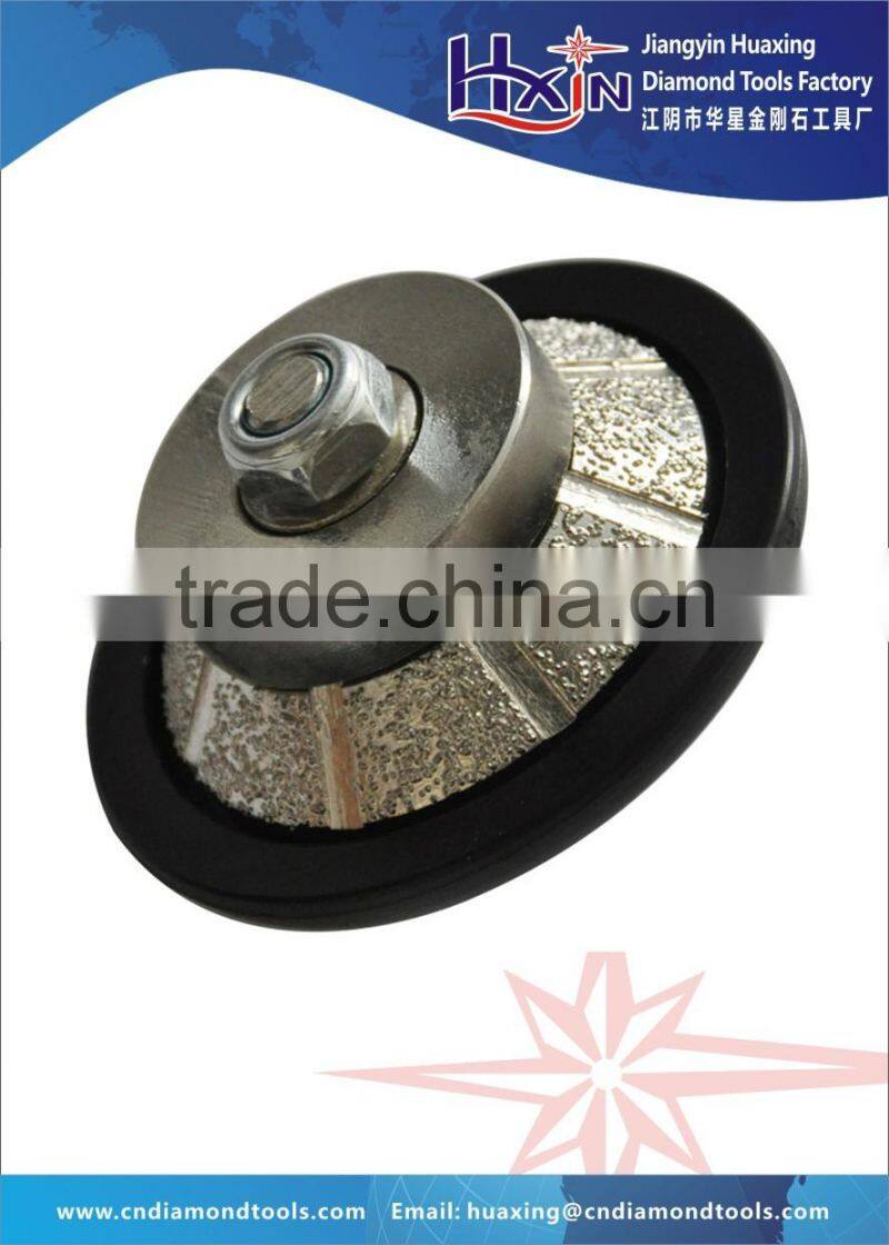 Vacuum Brazed Diamond Profile Wheel /V-shaped Brazed Diamond router bits