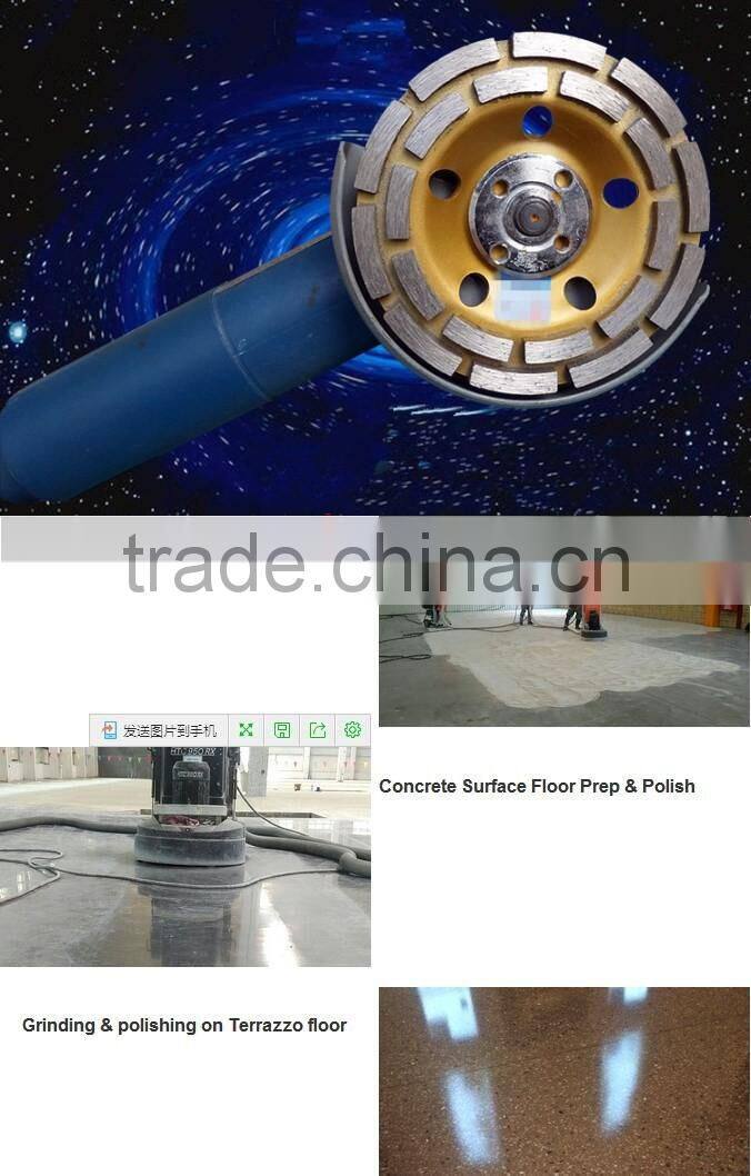 115mm double row diamond grinding wheel 4.5" abrasive polishing disc for concrete granite marble double cup wheel