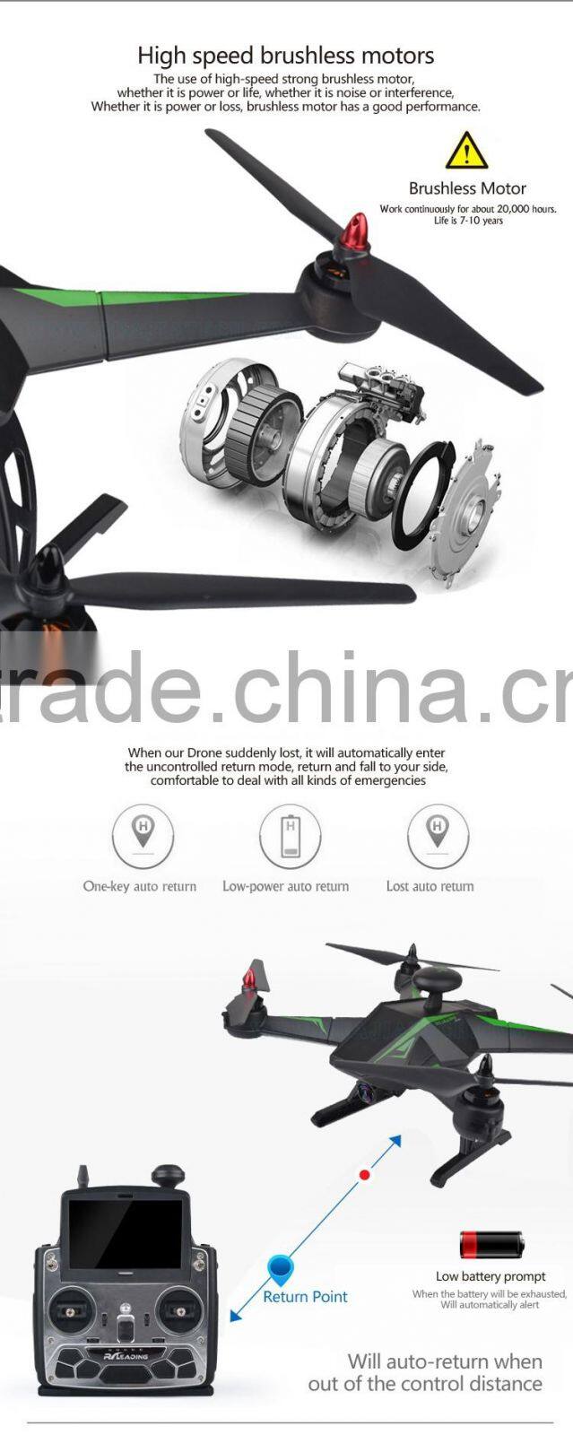 Super GPS powered drones for sale Remote control quadcopter with HD CAMERA Follow me Brushless motor