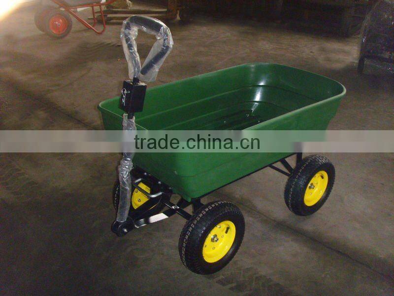 120L TC2135 Poly Garden Dump Cart For Europe