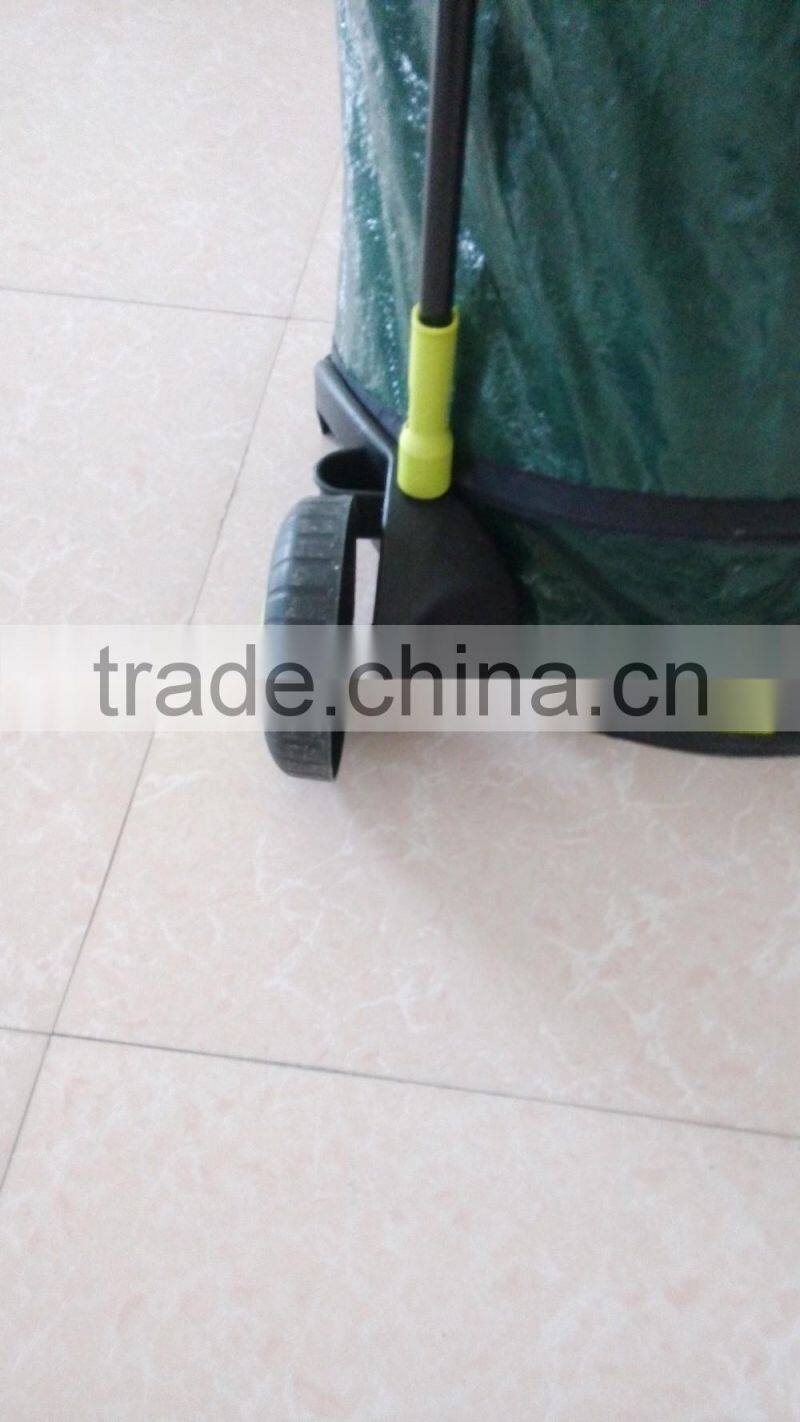 Eco-friendly Plastic Rolling Garden Leaf Bag Cart