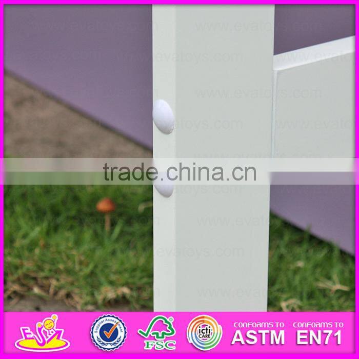 New Design competitive price kid storage box,Portable children wooden toy box,Storage box can change to study table W08G017A