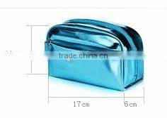 2015 Fashion leather cosmetic bag case for cosmetics
