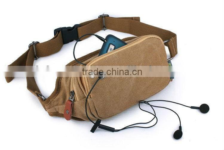 16oz Running Sport Canvas Waist Bag Waist Belt