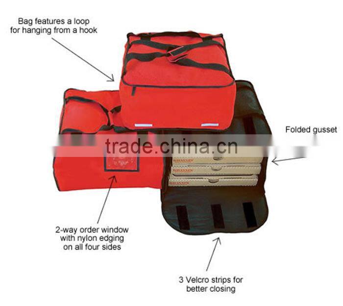 Update International thermal Pizza Delivery Bag 20 by 20-Inch